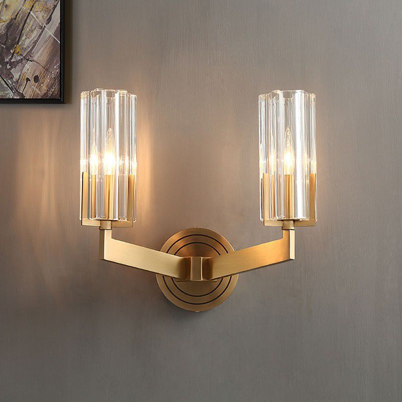 Post-Modern Wall Light Sconces Copper Wall Light Fixture in Gold