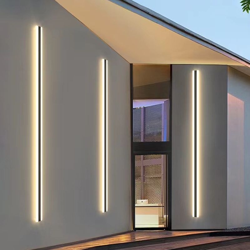 LED Contemporary Wall Light with Acrylic Shade for Living Room