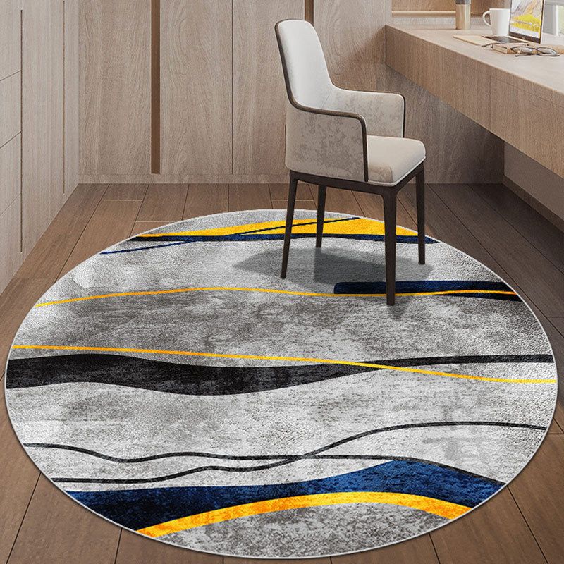 Goud modern tapijt mengsellijn indoor tapijt vlek resistent gebied tapijt voor woonkamer