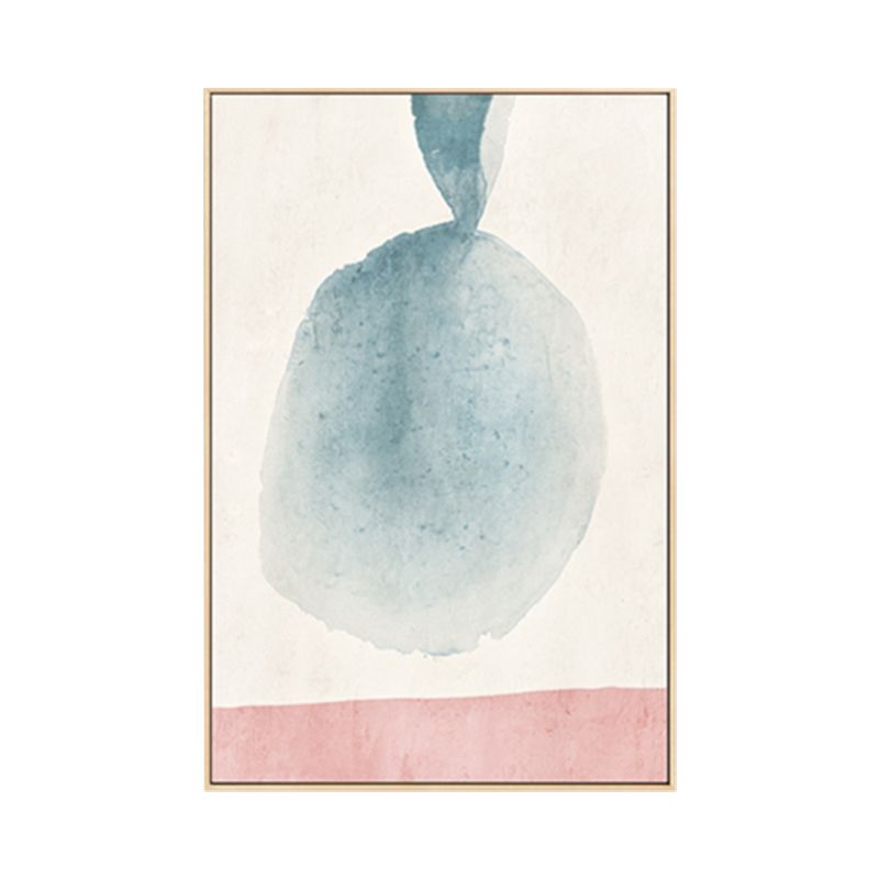 Scandinavisch abstract canvas jongenskamer wanddecoratie in pastelkleuren, meerdere maten