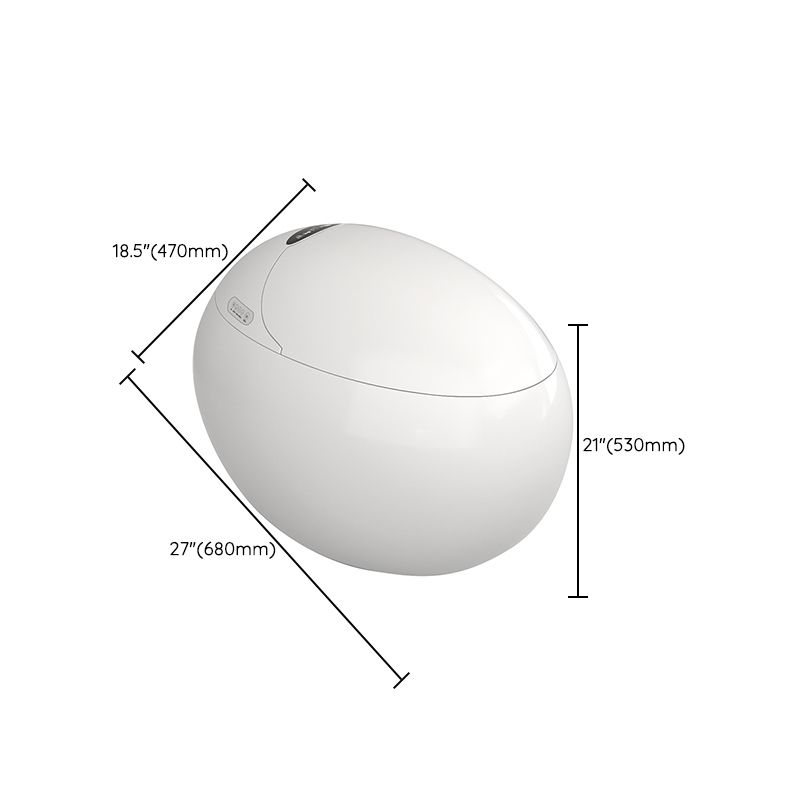 Modern Toilet One Piece Floor Mounted Flush Toilet with Toilet Seat