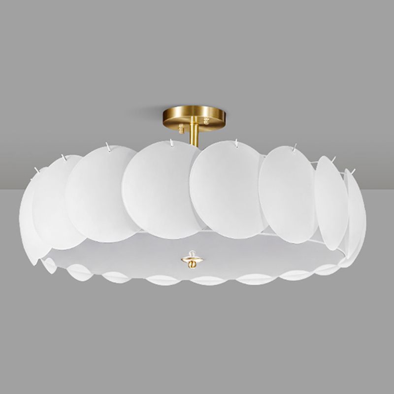Modern Ceiling Light Creative Flush Mount Ceiling Light Fixture with Glass Shade