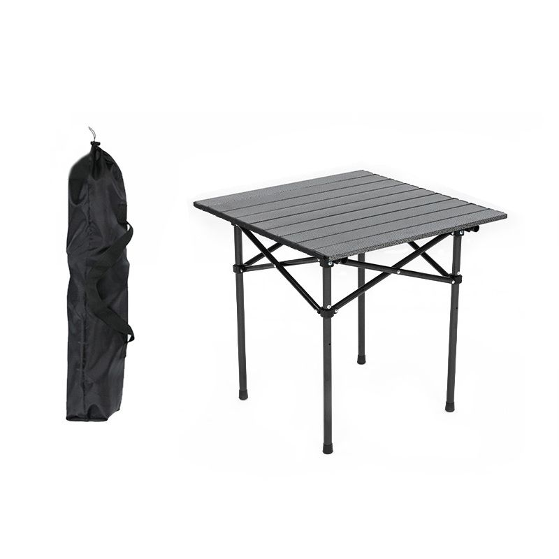 Modern Foldable Camping Table Set 1/7 Pieces Metal Dining Table Set for Outside
