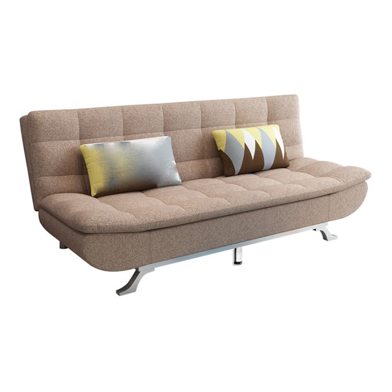 74.80" W √ó 33.46" D √ó 35.43" H Biscuit Back Armless Sofa with Convertible