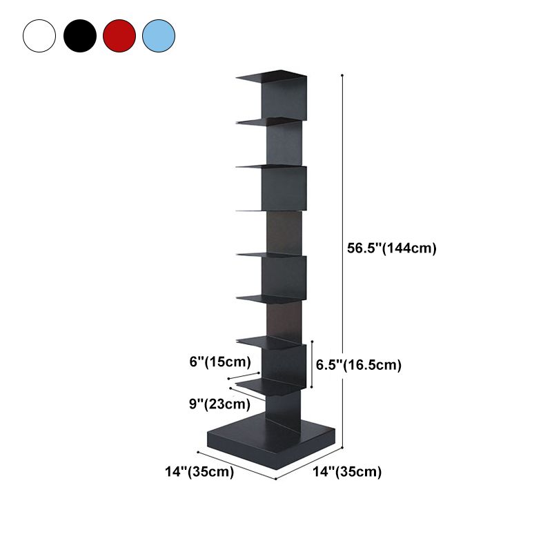 13.78"W Bookshelf Contemporary Style Invisible Bookcase for Office Study Room