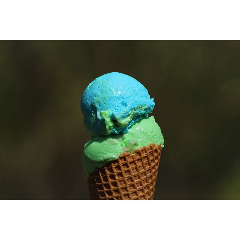 Customized Ice Cream Painting Mural Wallpaper Mildew Resistant Commerce Shop