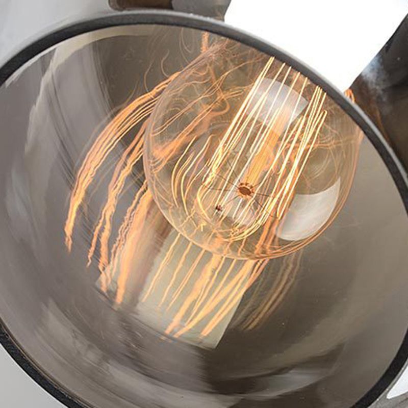 Glass Black Pendant Light in Modern Creative Style Aluminium Globe Hanging Lamp for Interior Spaces