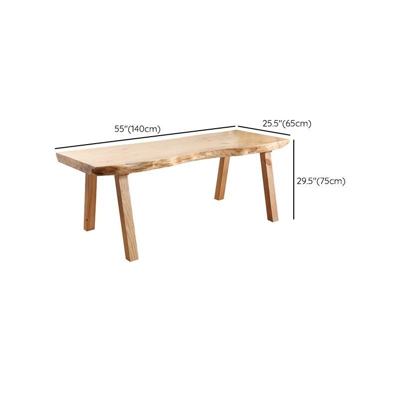 Rectangle Dining Table Set 1/4/5/6 Pcs Pine Solid Wood Dining Table and Chairs