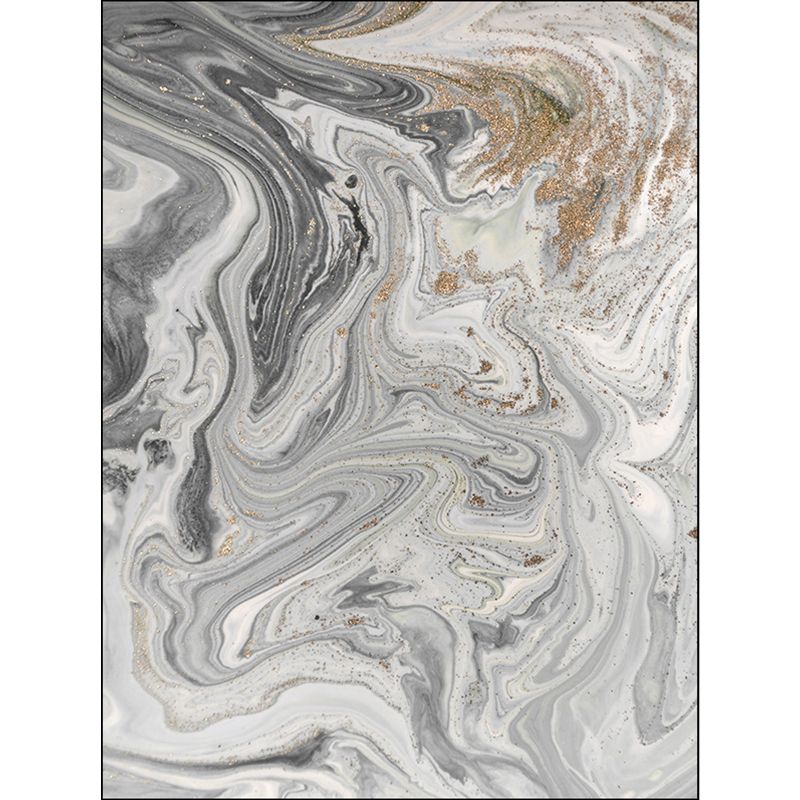 Casual Abstract Rug Grey Nordic Rug Polyester Washable Non-Slip Pet Friendly Carpet for Living Room