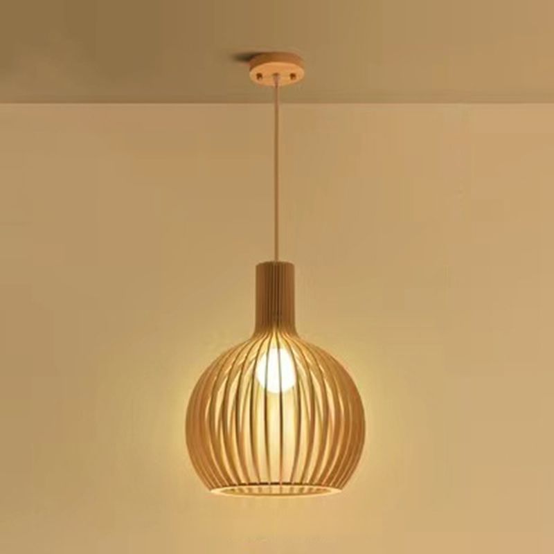 1 Lichthängerlampenvorrichtung moderner hölzerne Anhänger Licht für Esszimmer