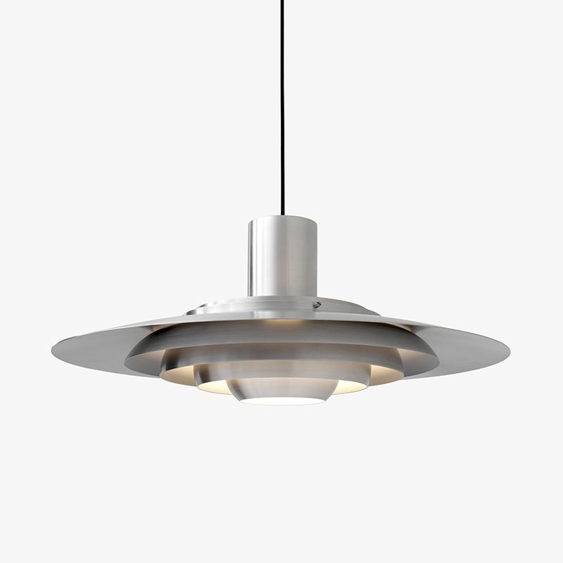 Metal Unique Shade Hanging Lights Modern Style 1 Head Hanging Mount Fixture