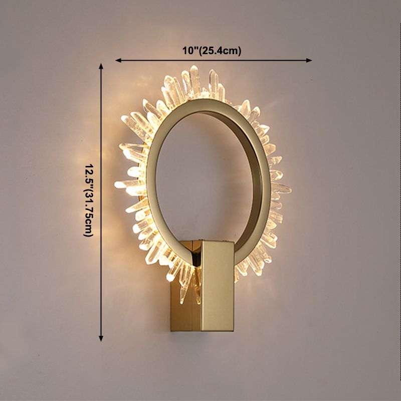 Runder Schatten 1-Licht Wandleuchte modern