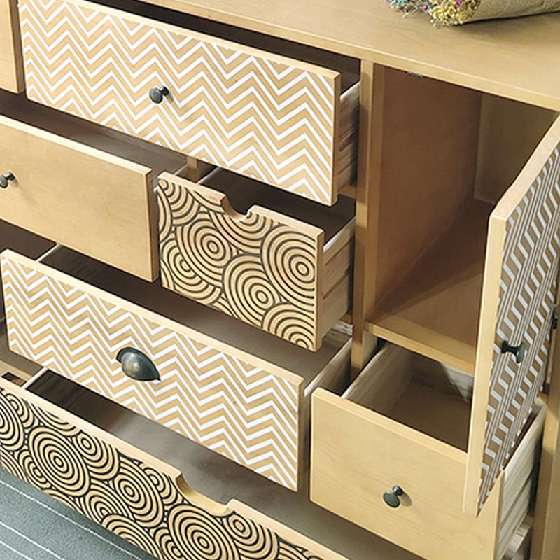 15.6-inch W Solid Wood Storage Chest Glam Storage Chest Dresser