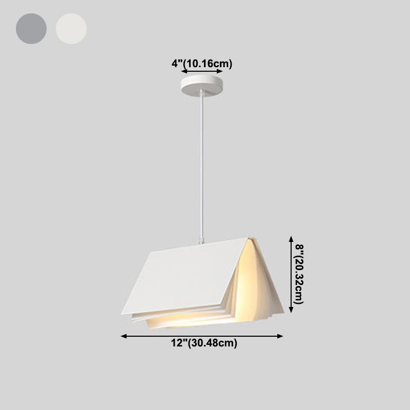 Rechthoek tint hangende verlichting moderne stijl stoffen 1 lichte hanglamp voor restaurant