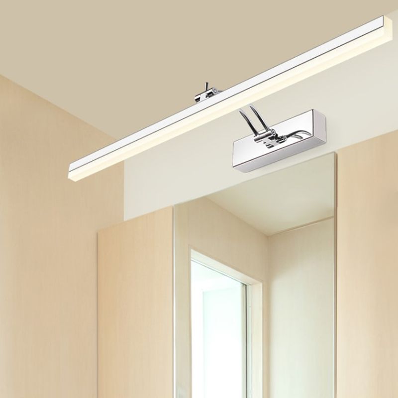 Contemporary Vanity Light Simple Linear Mirror Lighting Fixtures for Bathroom