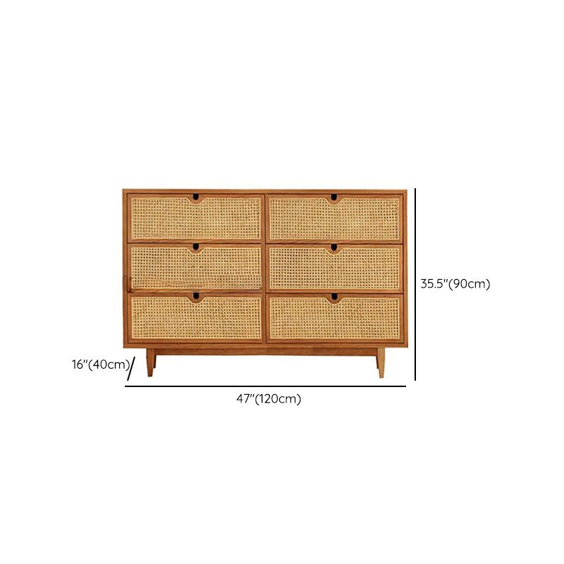 Modern Storage Chest Dresser Wooden Storage Chest with Drawers