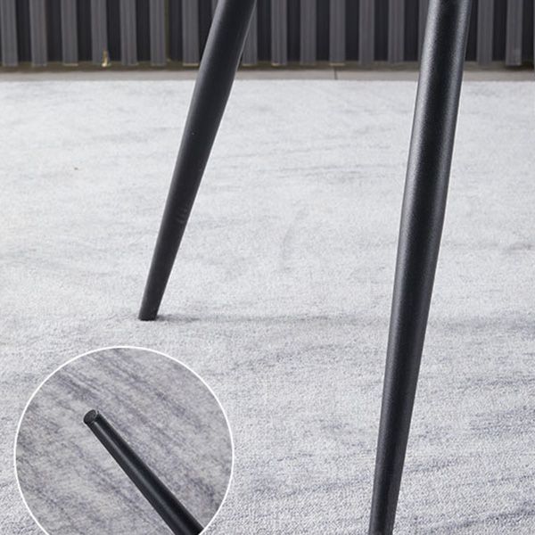 Armless Kitchen Dining Side Chair Industrial Wingback Side Chair