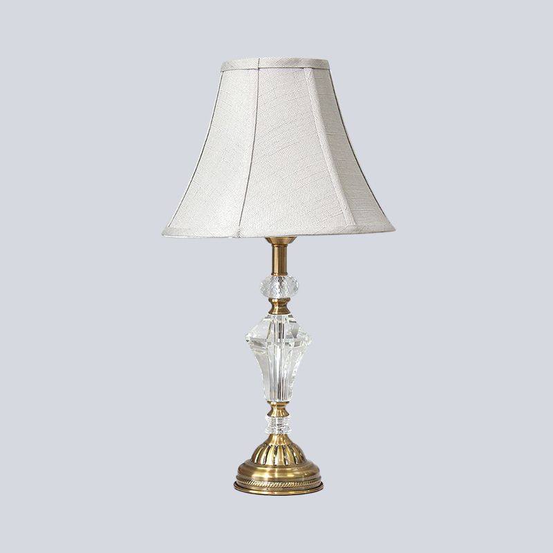 Large étude d'étude de la lampe moderniste tissu 1 livre de lecture de tête Lumière en blanc pour l'étude