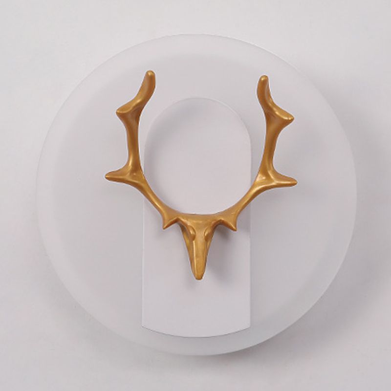 Antlers in alluminio Light Minimalismo Minimalismo a 1 luce Sconce per soggiorno