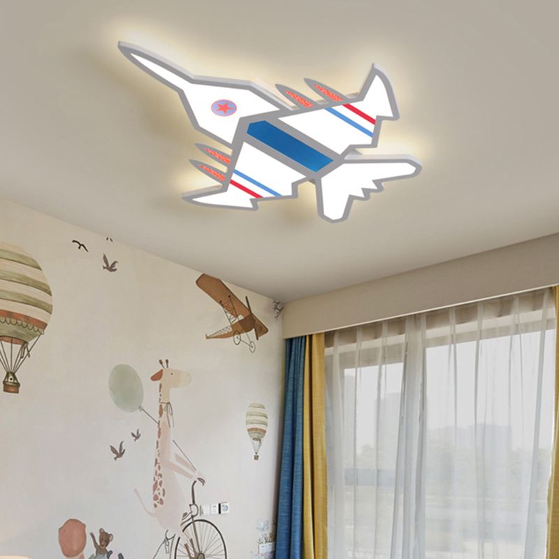 Avion à chasse d'eau LED LED CHILRENS CHAMBRE ACRYLIQU