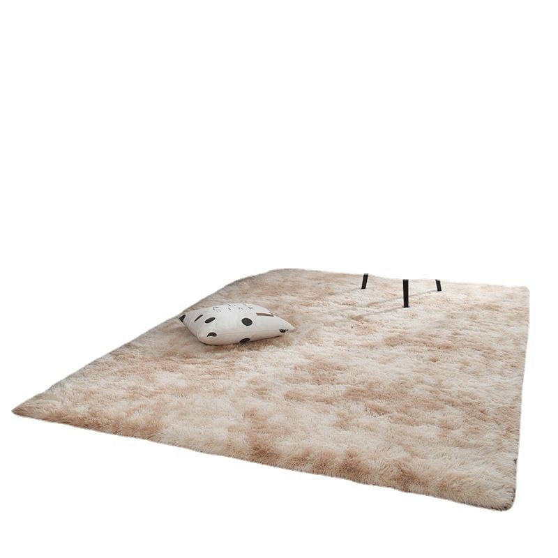 Einfachheit waschbarer Teppichkrawatte Farbstoff Druck Funky Teppich Polyester Shag Teppich mit Rutsch-Rücken