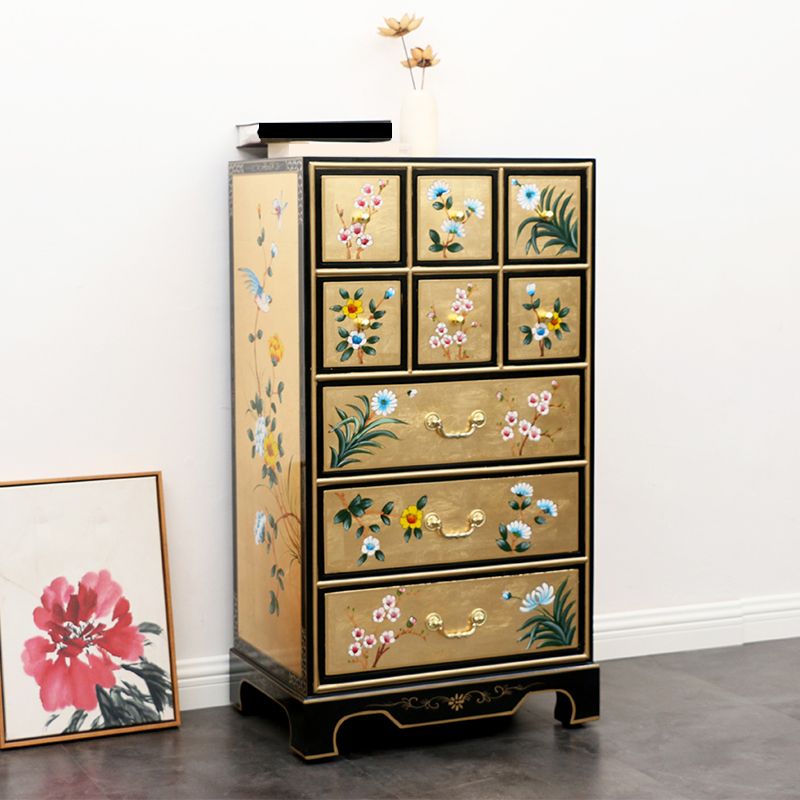 Classic Glam Dresser Solid Wood Storage Chest Dresser with 5/6/7/8/9 Drawers