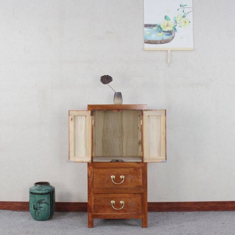 Traditional Solid Wood Storage Chest Bedroom Chest with Drawers