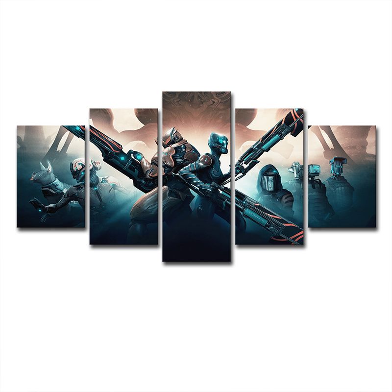 Multi-Piece Space Armor Wall Art Science Fiction Canvas Print for Boys Bedroom