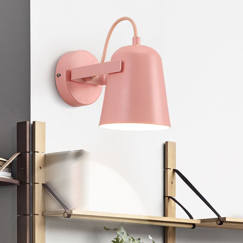 Modern Elongated Dome Shape Wall Sconce Lights Metal 1 Light Wall Light for Living Room
