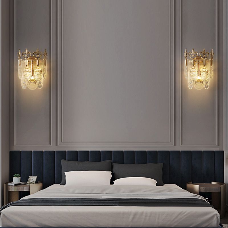 Multiple-Light Geometric Wall Sconce Light Modern Crystal Wall Sconce Lighting