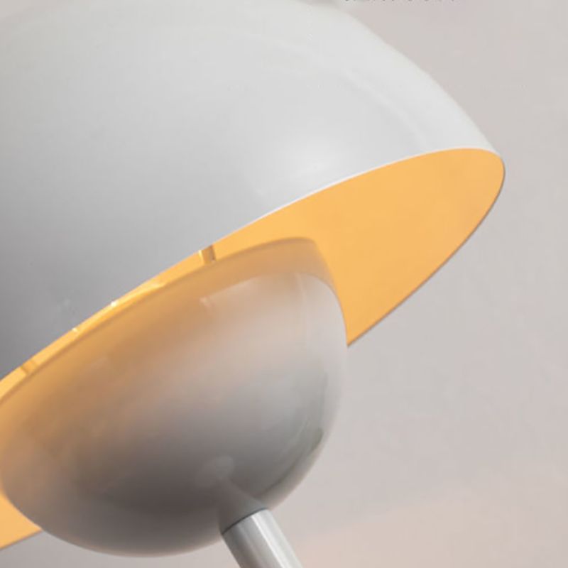 Metal Round Shape Desk Lamp Mount Lighting Modern 1-Light Desk Lamp Fixture