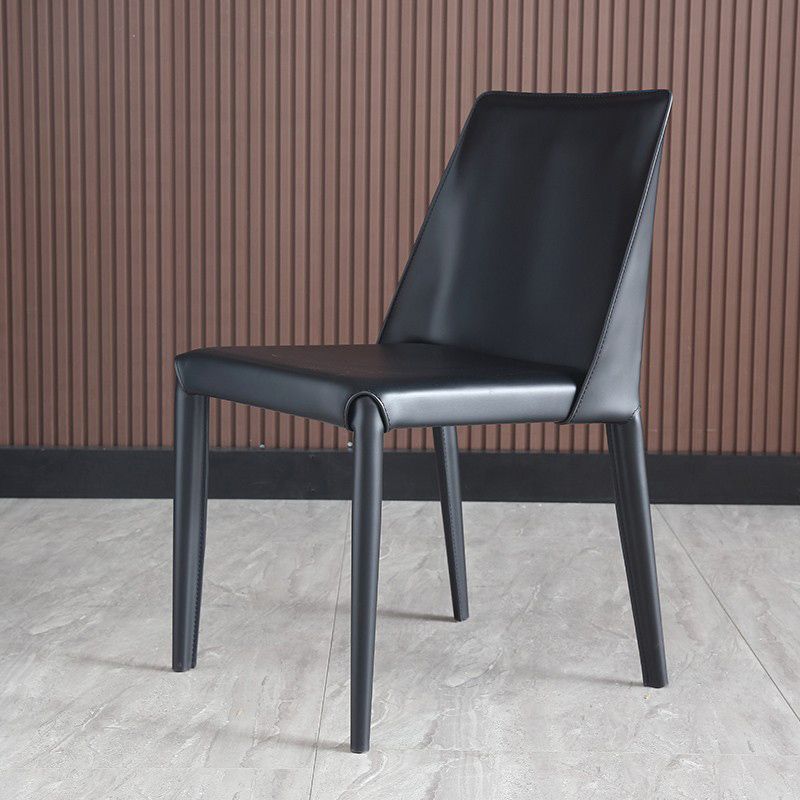 Contemporary 1/4/5 Pieces Dining Room Set Rectangle Stone Furniture in Black