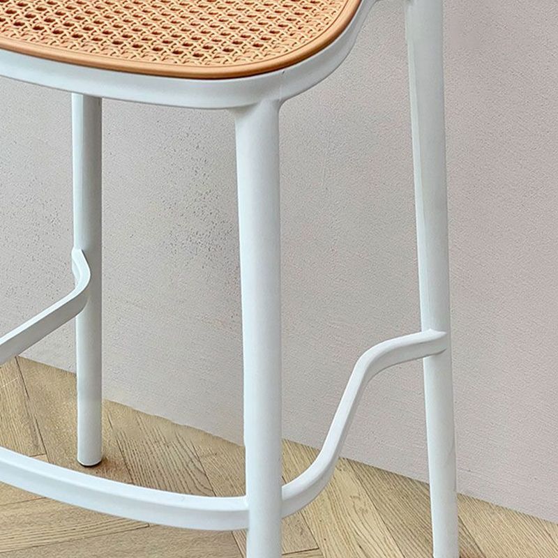 Plastic Bar Stool Industrial Backrest Stackable Counter Stool for Bristol