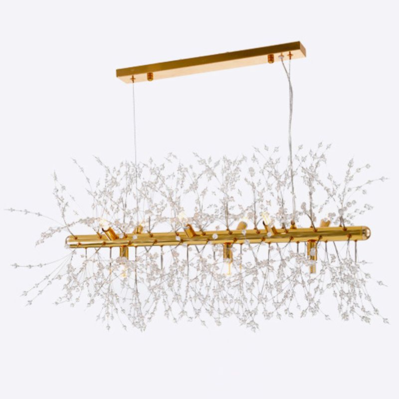 Moderne Spray Hanging Pendell Lichtkristall Anhängerbeleuchtung