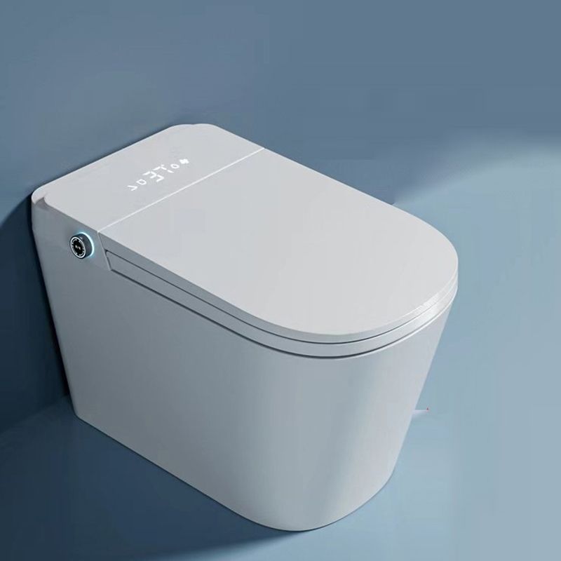 Modern Porcelain Toilet Floor Mounted Siphon Jet All-In-One Toilet Bowl