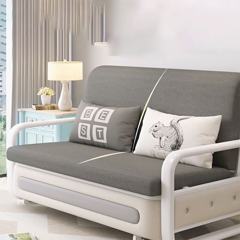 Modern and Contemporary Metal Storage Upholstered Mattress No Theme Bed