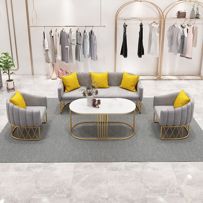 25.6" Wide Modern Sofa Sloped Arm Tight Back Loveseat or Living Room