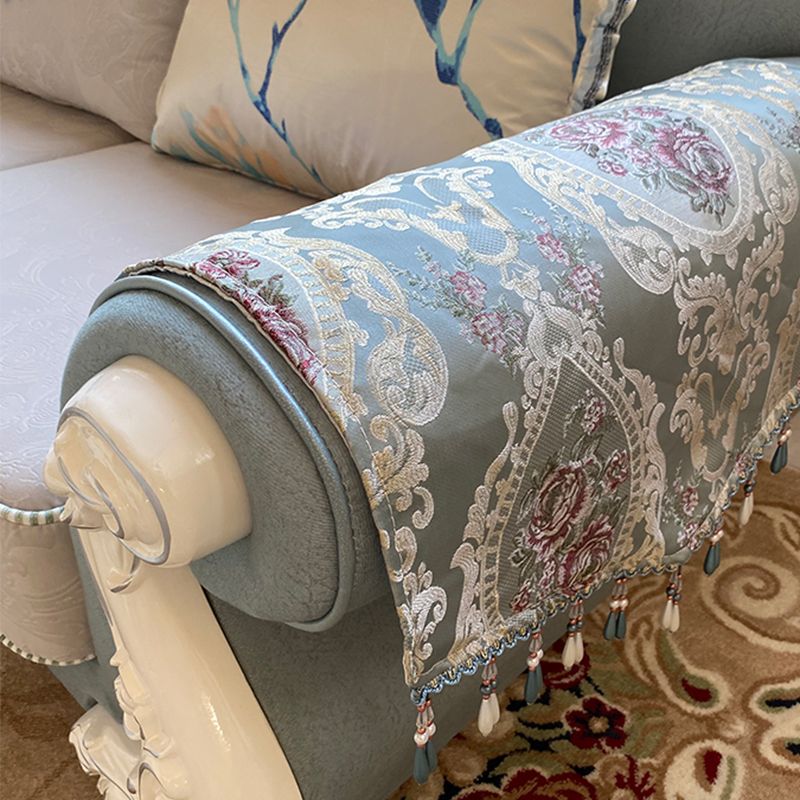 133.86"L x 74.8"W x 47.24"H Glam 5-Seat Cushion Back Sectional Rolled Arm Sofa and Chaise