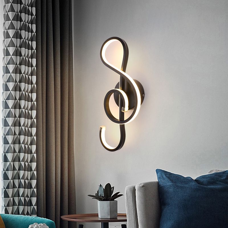 Metal Twist Sconce Light Fixture Modern Style LED Wall Mount Light Fixture for Bedroom