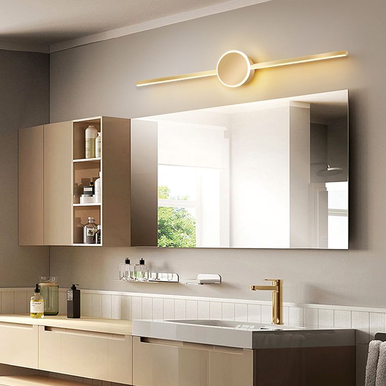 Moderne minimalistische stijl lineaire ijdelheid SCONCE Lights Metal Bar Light voor toilet
