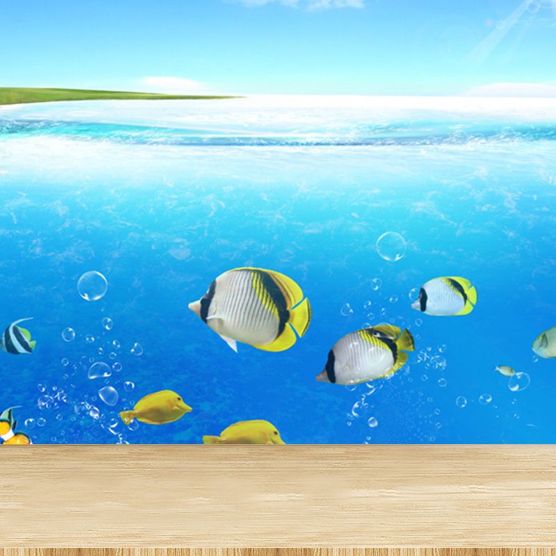 Marine Benthos Wall Mural Kids Style Decorative Children Bedroom Wall Decor, Custom