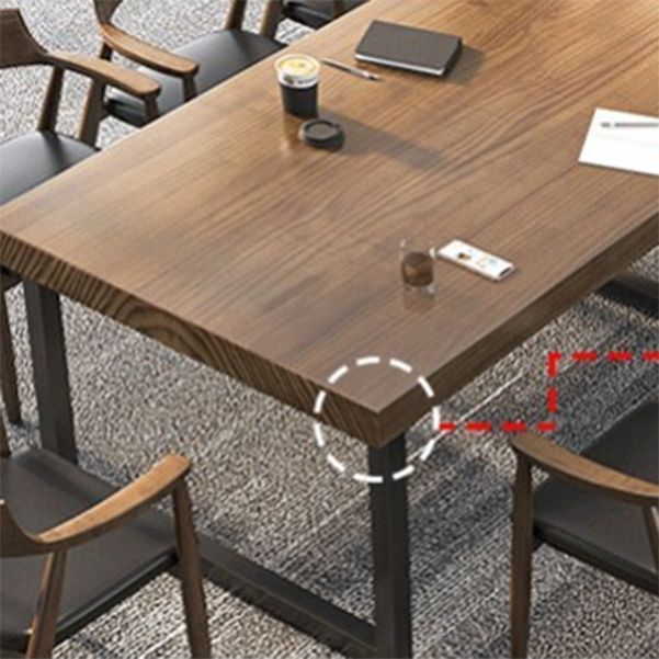 Modern 1/10 Pieces Dining Set Rectangle Pine Wood Dining Table for Cafe