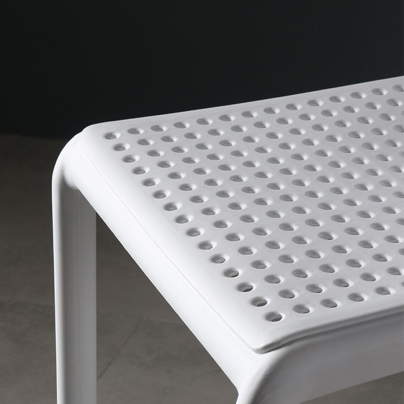 Nordic Bar-stool Plastic Counter Bar Stool for Kitchen Bar with Plastic Legs