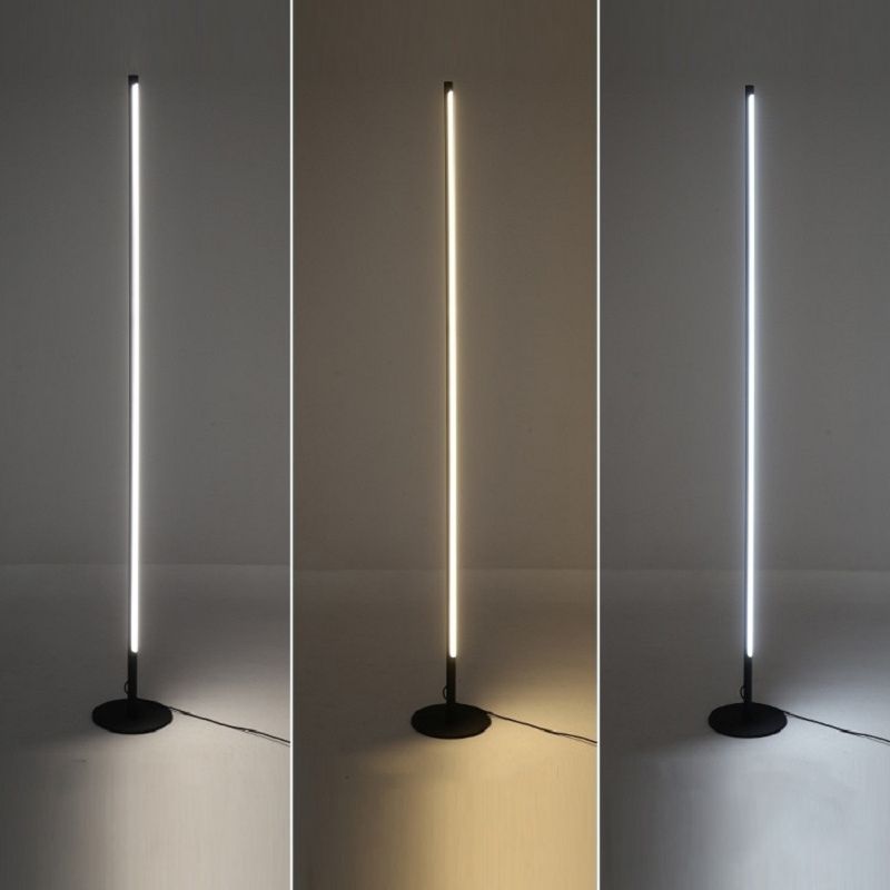 Nordic Style LED Floor Lamp Aluminium Geometry Line Floor Light for Living Room