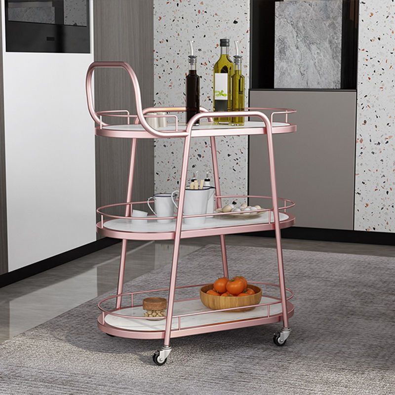 32.28" High Rolling Contemporary Prep Table Stone Prep Table for Restaurant