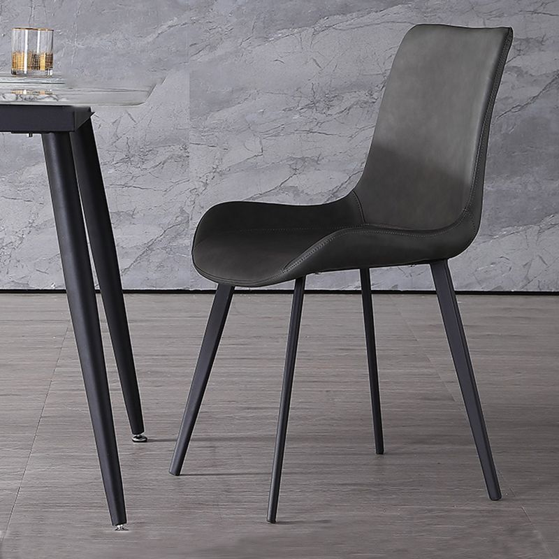 Upholstered Armless Dining Chair Parsons Dining Room Side Chair
