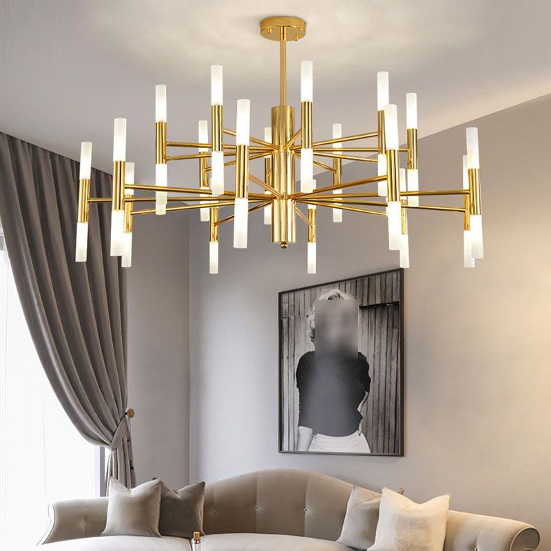 Modern Chandelier Lights LED 40 Lights Minimalism Living Room Hanging Pendant Lights