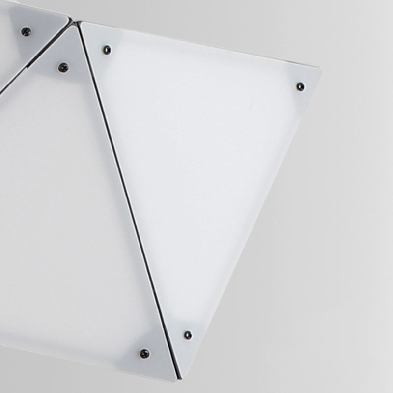 Postmodern Geometric Suspended Lighting Fixture Metallic Pendant Lighting Fixtures for Restaurant