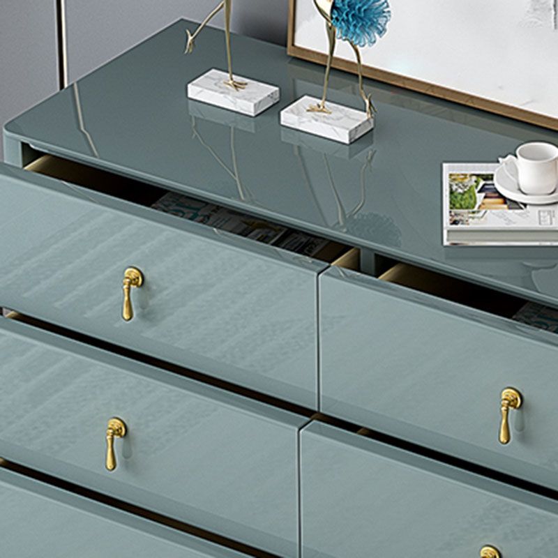 Glam Wooden 16" Wide Storage Chest Bedroom Chest with Drawers