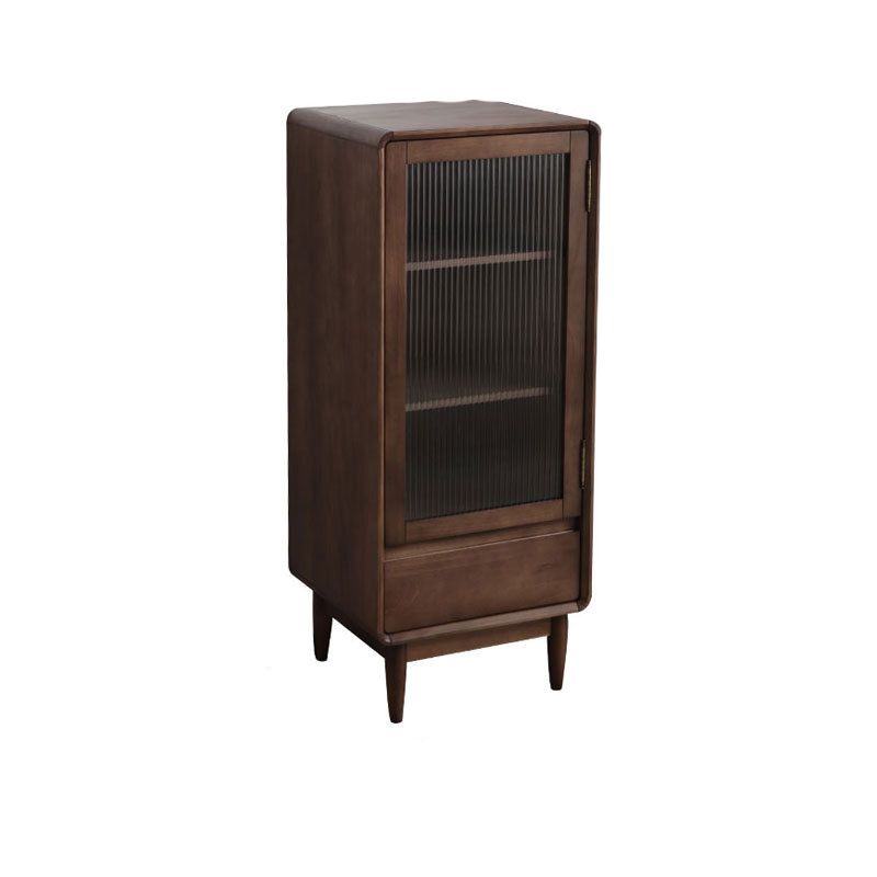 15.75" W Glass 1 - Door and 1 - Drawer Accent Chest, Dover Wood Chest